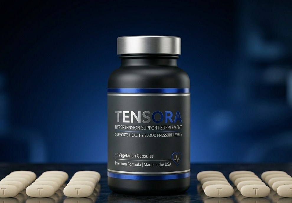 Tensora – steklenička prehranskega dopolnila za podporo normalnemu krvnemu tlaku